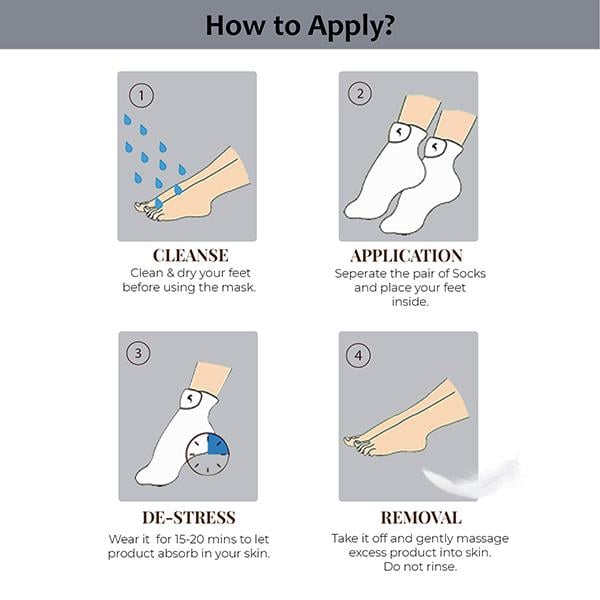 Skin Fx Foot Mask 16 gm - Foot Creams & Lotions