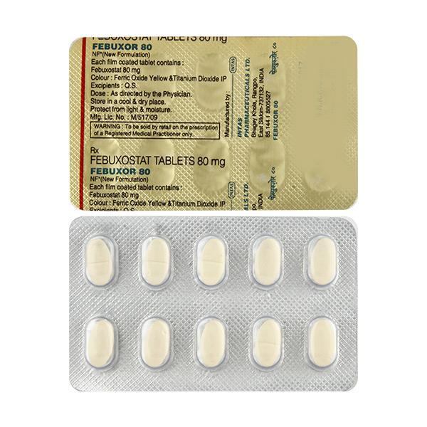 Febuxor 80mg Tablet 10'S - Gout