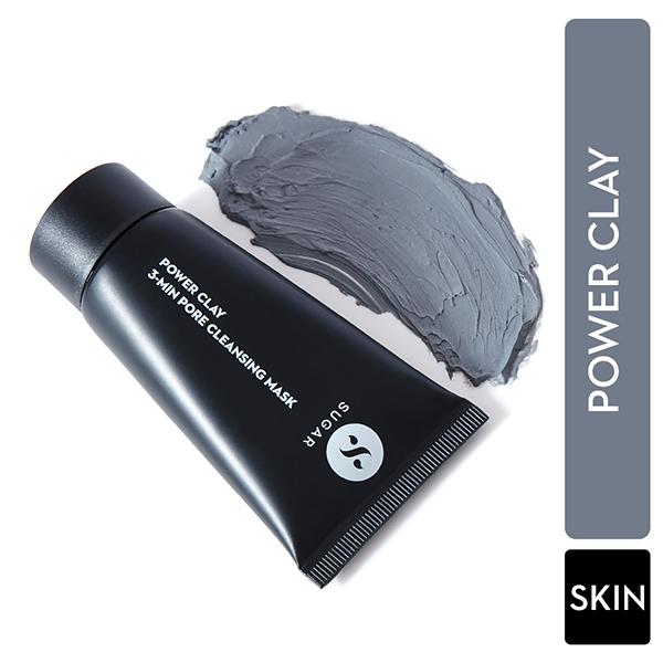 SUGAR Cosmetics Power Clay 3-Min Pore Cleansing Mask 50 gm