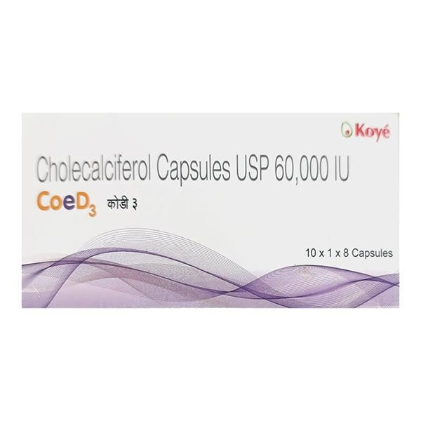 COE D3 Soft Gelatin Capsule 8's - Supplements-Vit