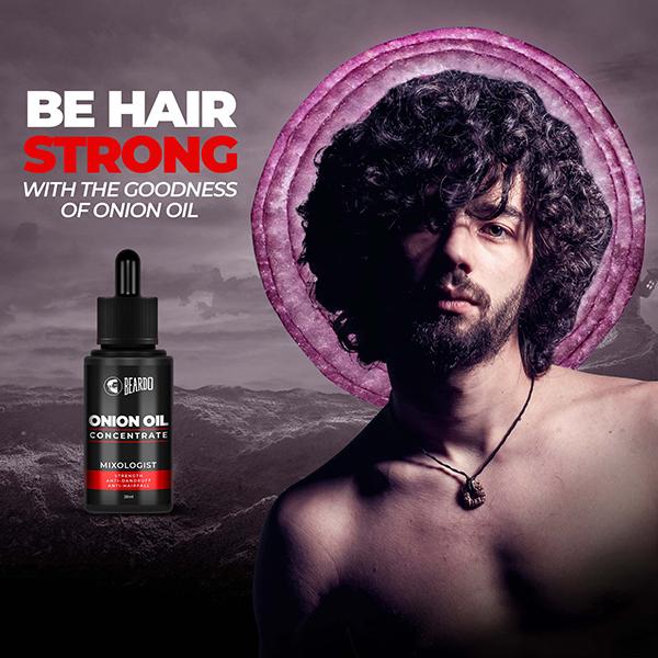 Beardo Onion Oil Concentrate Mixologist 25 ml - Hair Oils