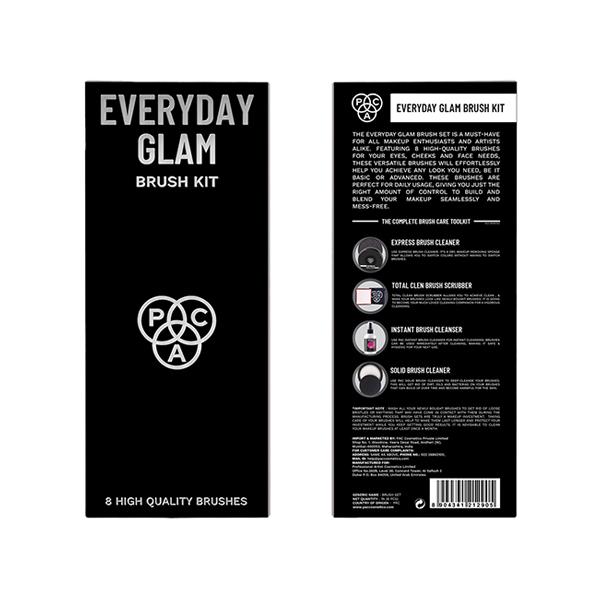 Pac Everyday Glam Brush Kit 8's - Makeup Kits & Sets