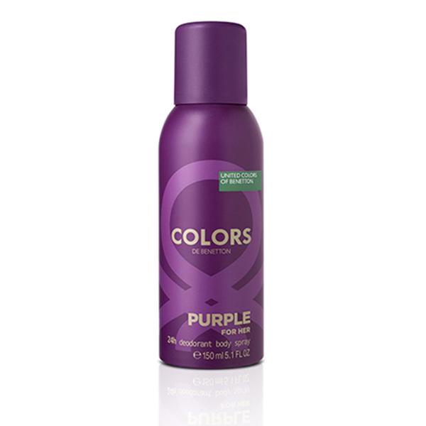 United Colors Of Benetton Colors Purple For Her Deodorant 150 ml - Women Deodorants/Roll-Ons