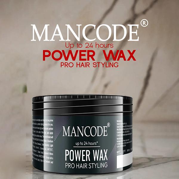 Mancode Power Wax Pro Hair Styling Cream Level 5- Strong Hold & Matte Finish, Nourishing 100 ml - Hair Gels & Waxes