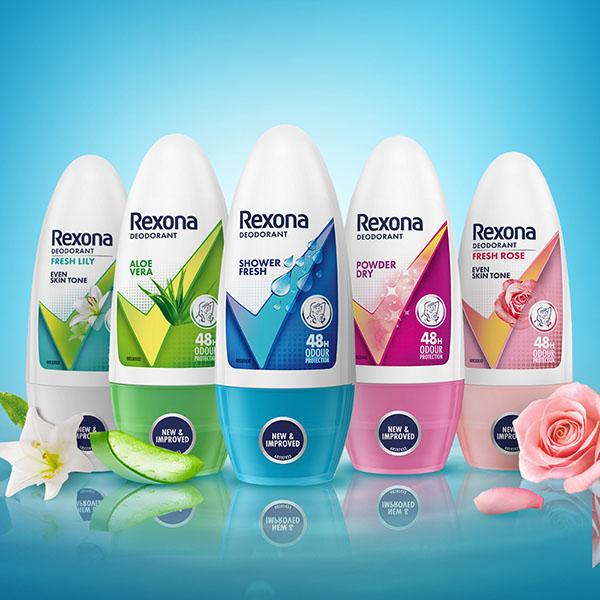 Rexona Fresh Rose Underarm Roll On Deodorant For Women 50 ml - Perfumes (Edt/Edp)