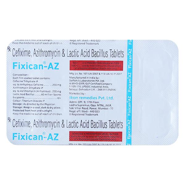 FIXICAN AZ Tablet 10's