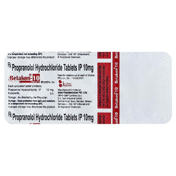 BETAKON 10 Tablet 10's - Hypertension-Bet