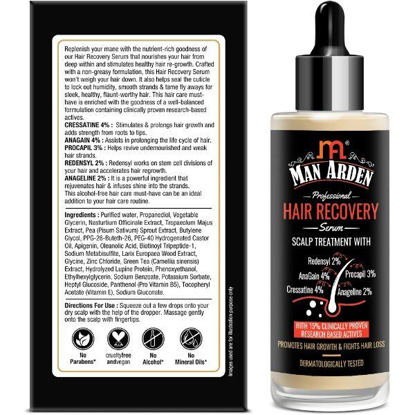 Man Arden Professional Hair Recovery Serum 60 ml - Hair Serums