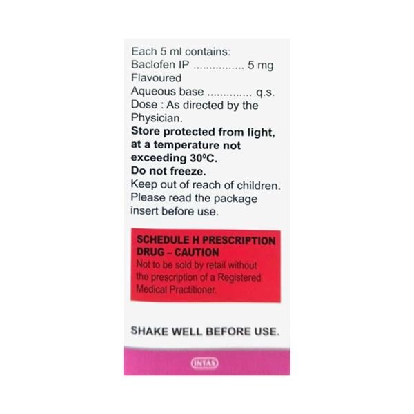 BACLOF LIQUID STRAWBERRY FLAVOUR Solution 200ml - Muscle Cramps/Spasticity-Mus