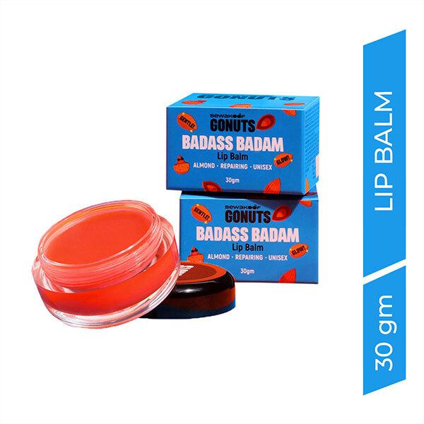 GONUTS By Bewakoof Badass Badam Lip Balm 30 gm - Lip Balms