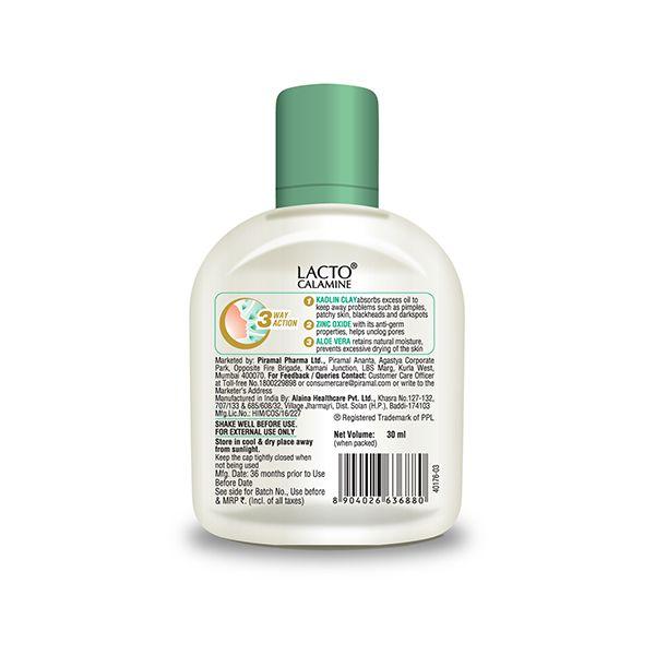 Lacto Calamine Oil Balance Combination to Normal Skin Lotion 30 ml - Face Creams