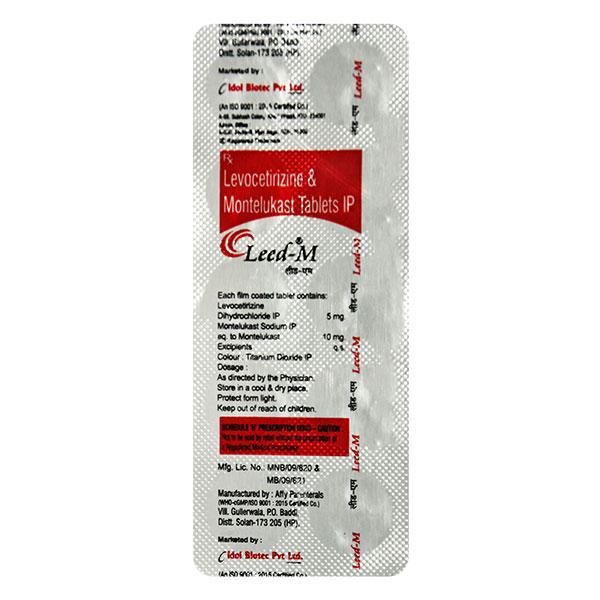 LEED M Tablet 10's - Allergies-Ant