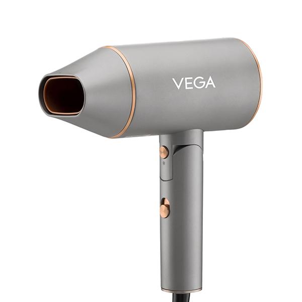 Netmeds | Vega Hair Dryer For Men & Women With Ionic Technology & Cool Shot Button, 1400 Watts, (VHDH-28), Grey 1's