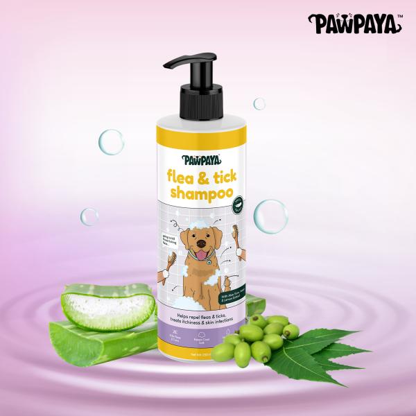 Pawpaya Flea & Tick Shampoo New 250 ml - Pet Grooming