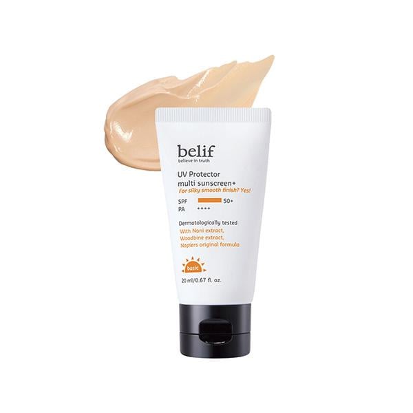 Netmeds | Belif Uv Protector Korean Vegan Tinted Mineral Face Sunscreen SPF 50+ For Tone Up Matte Finish 20 ml