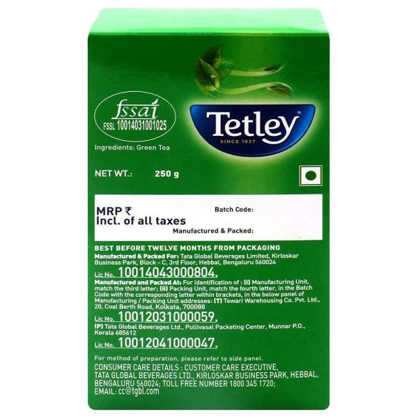 TETLEY LONG LEAF GREEN TEA 250G - Teas