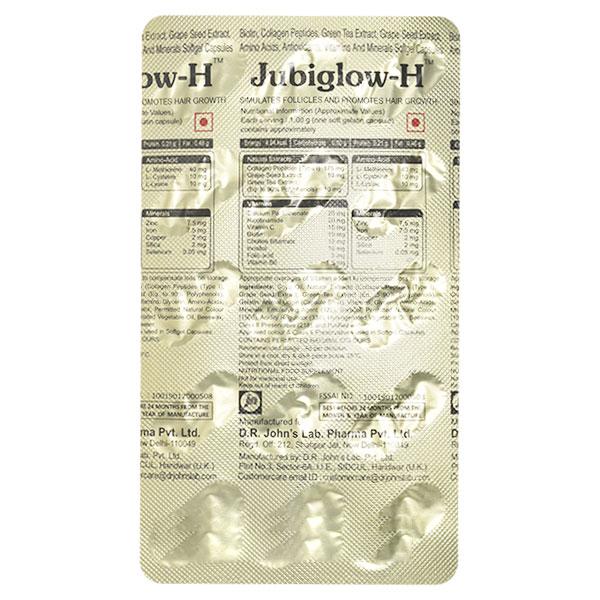 JUBIGLOW H Softgel Capsule 15's - Supplements-Sup