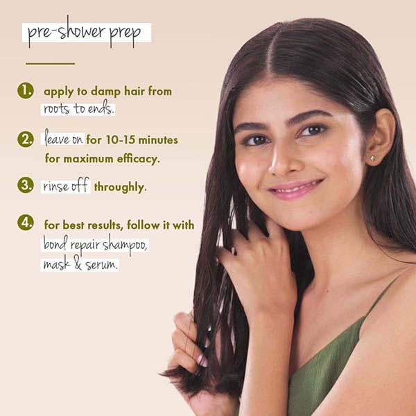 Love beauty And planet Olive oil & Peptide Bond Repair Prewash Treatment - 95 ml - Hair Masks & Packs