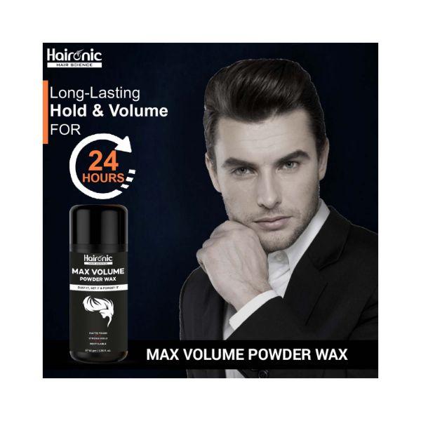 Haironic Hair Volumizing Powder Wax For Men 10 gm - Hair Oils
