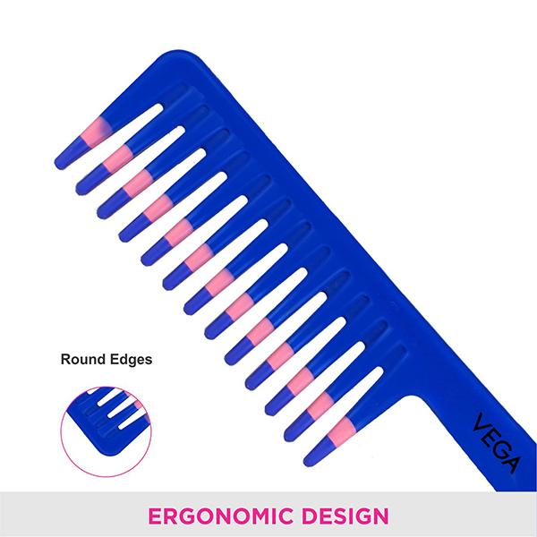 Vega Colouring Hair Comb, for Men and Women (VC21270) 2's - Hair Combs
