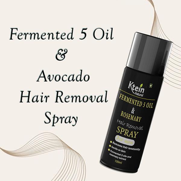 Ktein Fermented 5 Oil and Avocado Men's Hair Removal Spray 100 ml - Hair Sprays & Mists