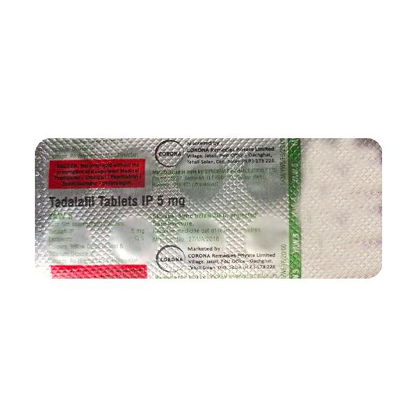 YAW 5 Tablet 10's - Impotence/Erectile Dysfunction (Ed)