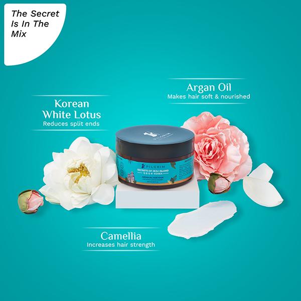 Pilgrim Argan Oil Hair Mask 200ml - Hair Masks & Packs