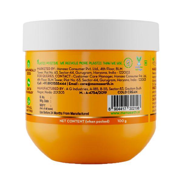Netmeds | Mamaearth Ubtan Nourishing Cold Cream for Winter with Turmeric & Saffron for Glowing Moisturization 100 gm