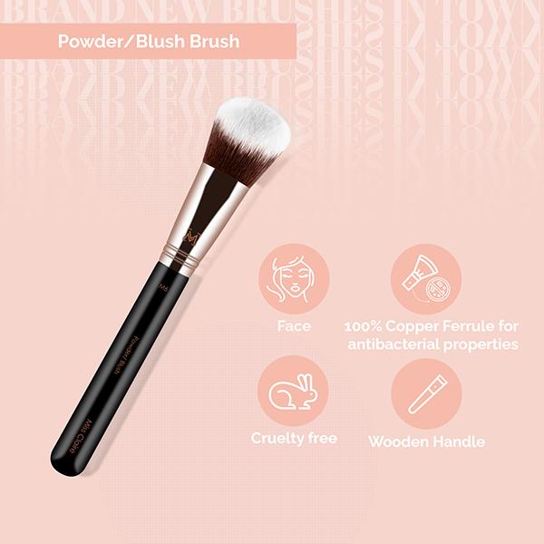 Miss Claire M6 - Powder/Blush Brush (Rose Gold) 1's - Face Brush