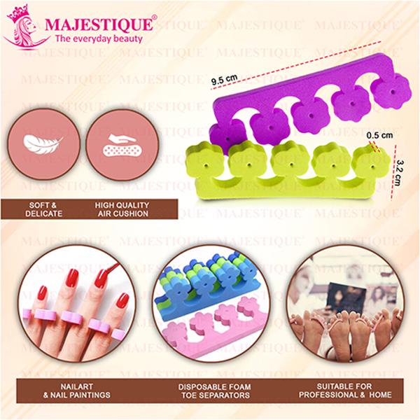 Majestique Nail Polish Remover & Toe Separator Set, Nail Care Package 4's - Nail Care