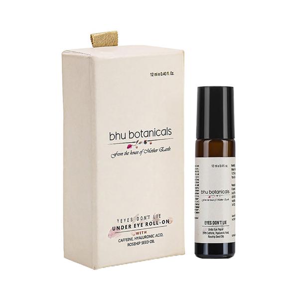 bhu botanicals Eyes Don t Lie Under Eye Roll On With Hyaluronic Acid Rosehip Seed Oil and Caffeine 12 ml - Under Eye Creams & Serums