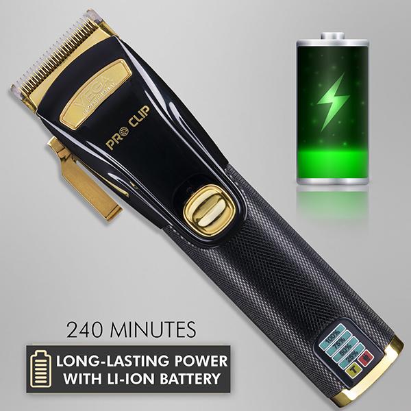 VEGA Professional Pro Clip Hair Clipper with 240 mins Runtime, (VPPHC -06) 1's - Trimmers