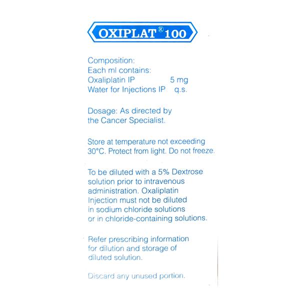 Oxiplat 100mg Injection 20ml - Cancer Oncology-Cyt