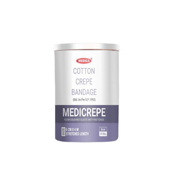 Netmeds | Medica Medicrepe Cotton Crepe Bandage (6 cm x 4 mtr)