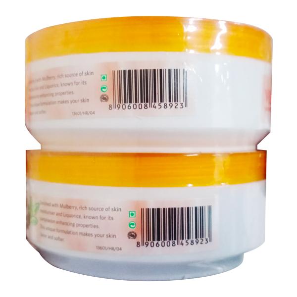 Vlcc Insta Fair & Glow Moisturizing Cold Cream Mulberry & Liquorice 75 gm (Buy 1 Get 1 Free) - Face Creams