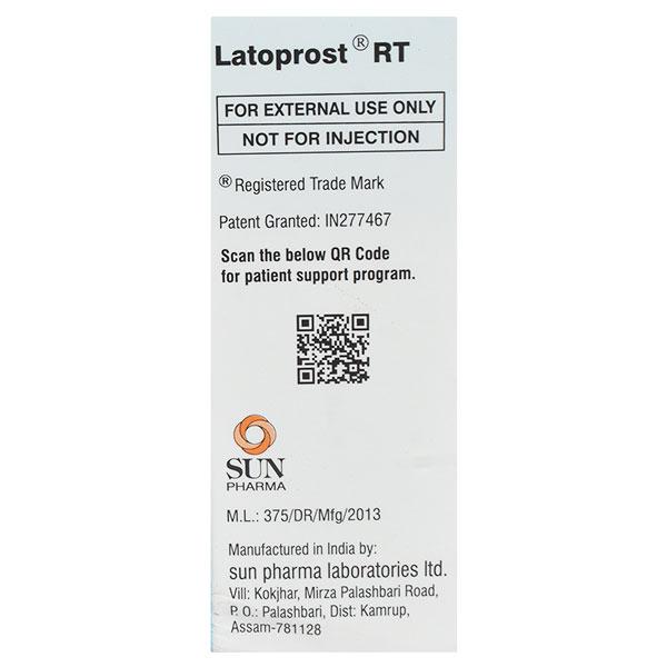 Latoprost RT Eye Drops 2.5ml - Glaucoma-Ant