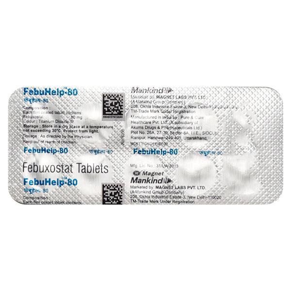 FEBUHELP 80 Tablet 10's - Gout