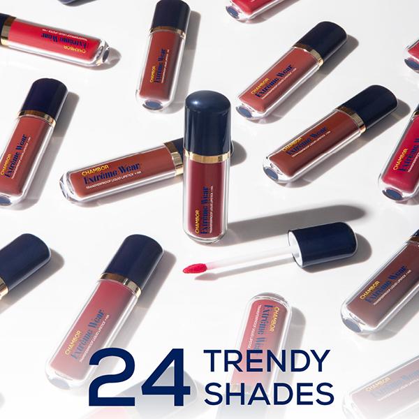 Chambor Liquid Lipstick, Hydrating Creamy Matte Chryseis, Extreme Wear Transferproof Liquid Lipstick + HA 6 ml - Liquid Lipsticks