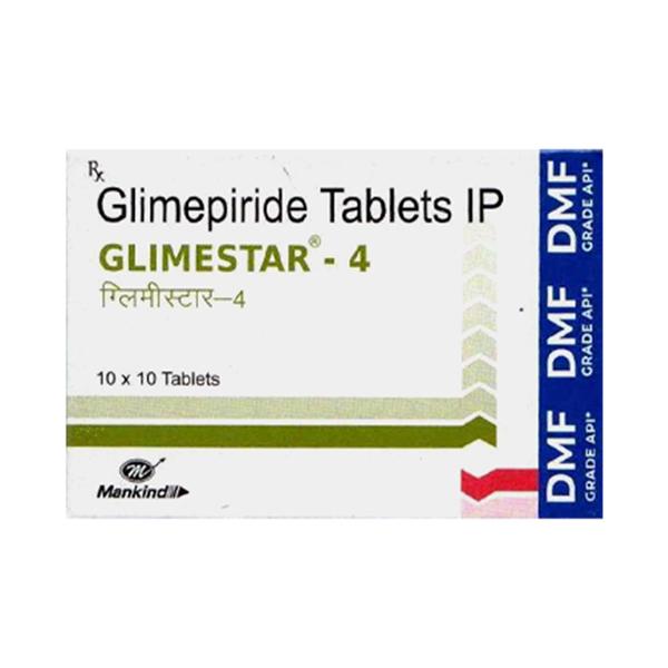 Netmeds | Glimestar 4mg Tablet 10'S