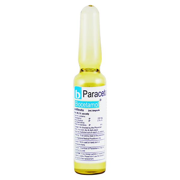 Biocetamol 150mg Injection 2ml - Fever-Ana