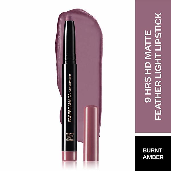 Faces Canada Ultime Pro Hd Intense Matte Lips + Primer Burnt Amber 25 1.4 Gm - Lip Crayons