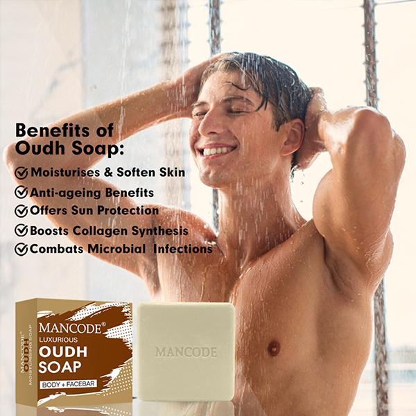 Mancode Luxurious Oudh Soap 125 gm - Soaps