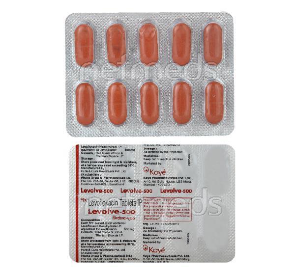 Levolve 500mg Tablet 10'S
