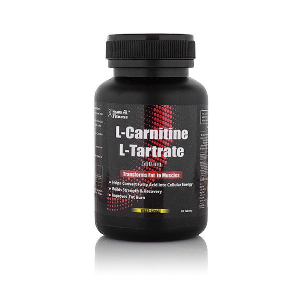 HealthVit Carnitine Tartrate 500 mg Tablet 60's - Weight Loss