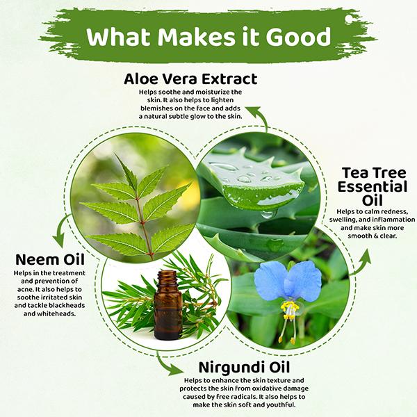 Fantraa Neem & Aloe Vera Foaming Face Wash with Built 150 ml - Face Wash & Cleansers