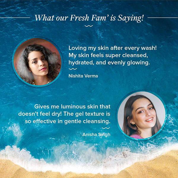 Aqualogica Illuminate + Smoothie Face Wash With Wild Berries And Alpha Arbutin 100 ml - Face Washes