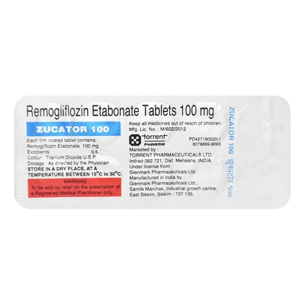 ZUCATOR 100mg Tablet 10's - Diabetes-Ant