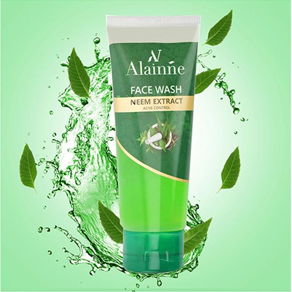 Alainne Neem Extract Acne Control Facewash 50 gm - Face Washes