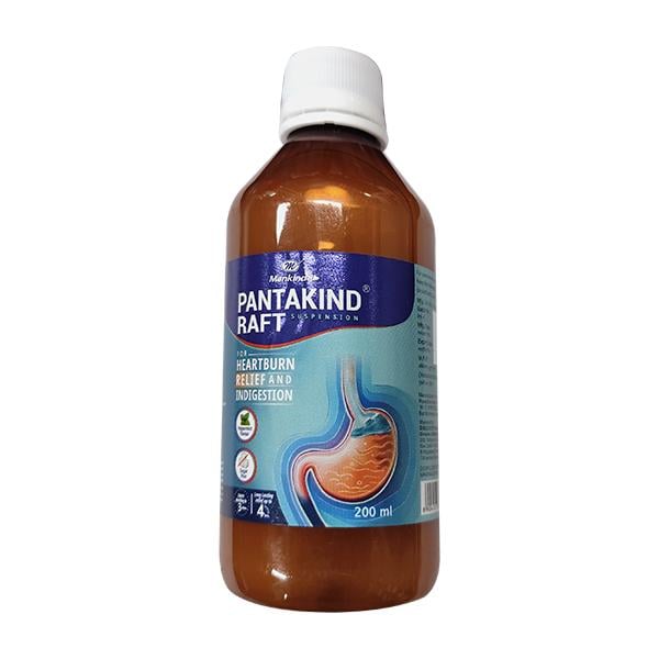 PANTAKIND RAFT SUGAR FREE PEPPERMINT FLAVOUR Suspension 200ml - Ulcer/Reflux/Flatulence-Aaa