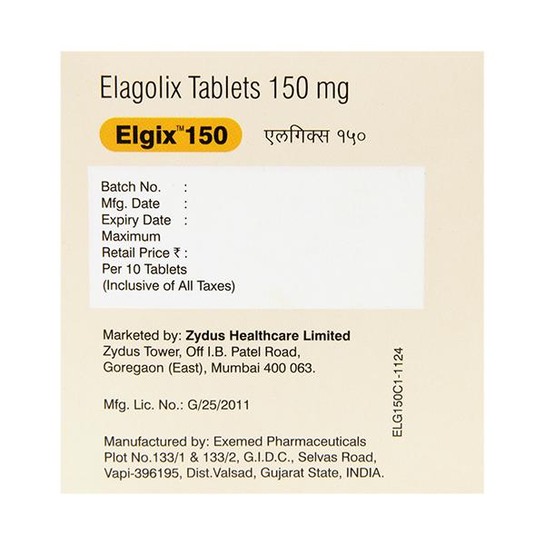 ELGIX 150 Tablet 10's - Uterus Conditions-Dut